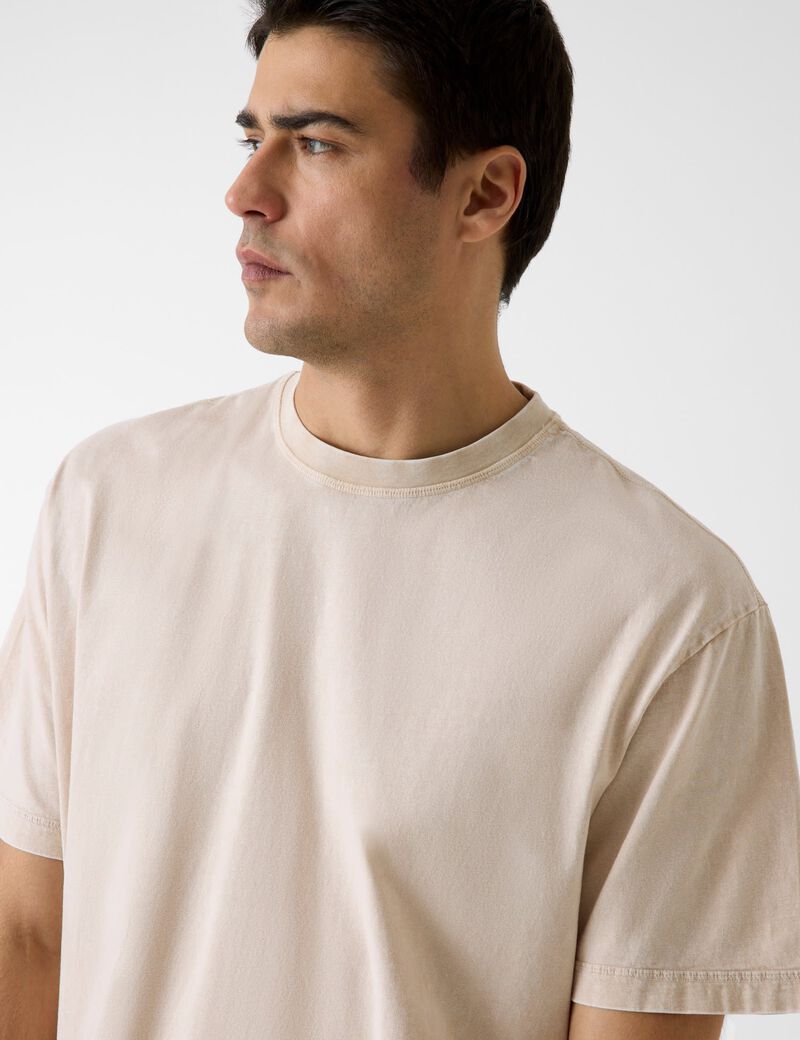 CN SS ACID WASH OVERSIZE TEE