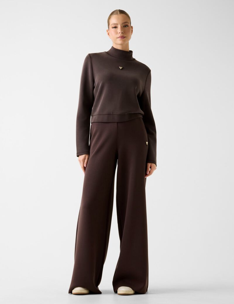 High neck sweatshirt