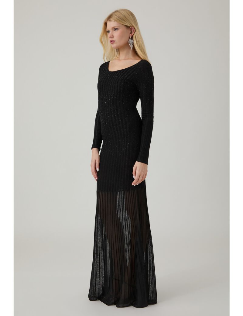جيس perilla sheer rib dress