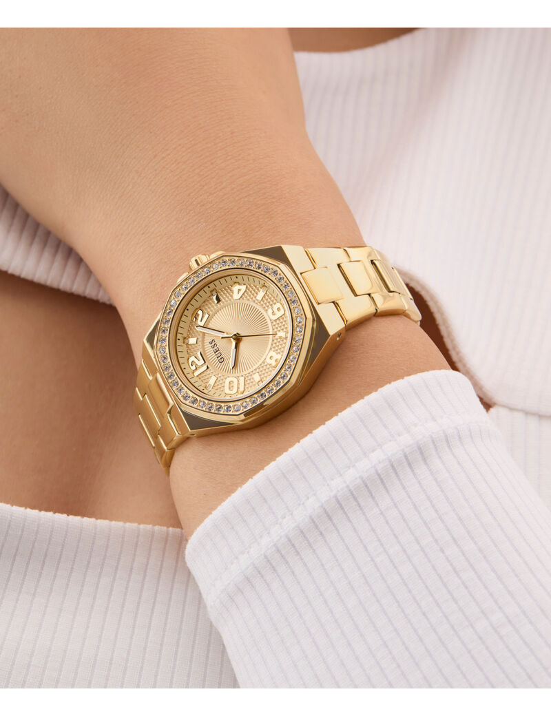 Ladies Gold Tone Analog Watch