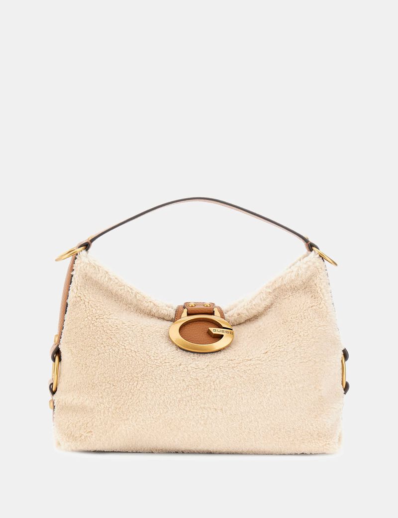 Camden faux fur shoulder bag
