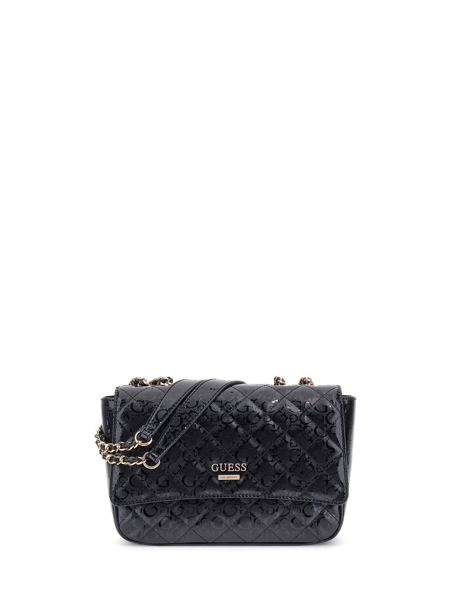 Shop GUESS Online Wilbur flap crossbody bag
