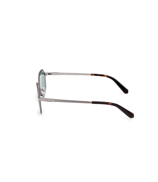 Round blue sunglasses