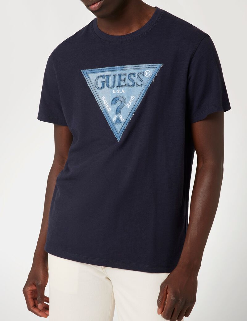 Triangle logo patch t-shirt