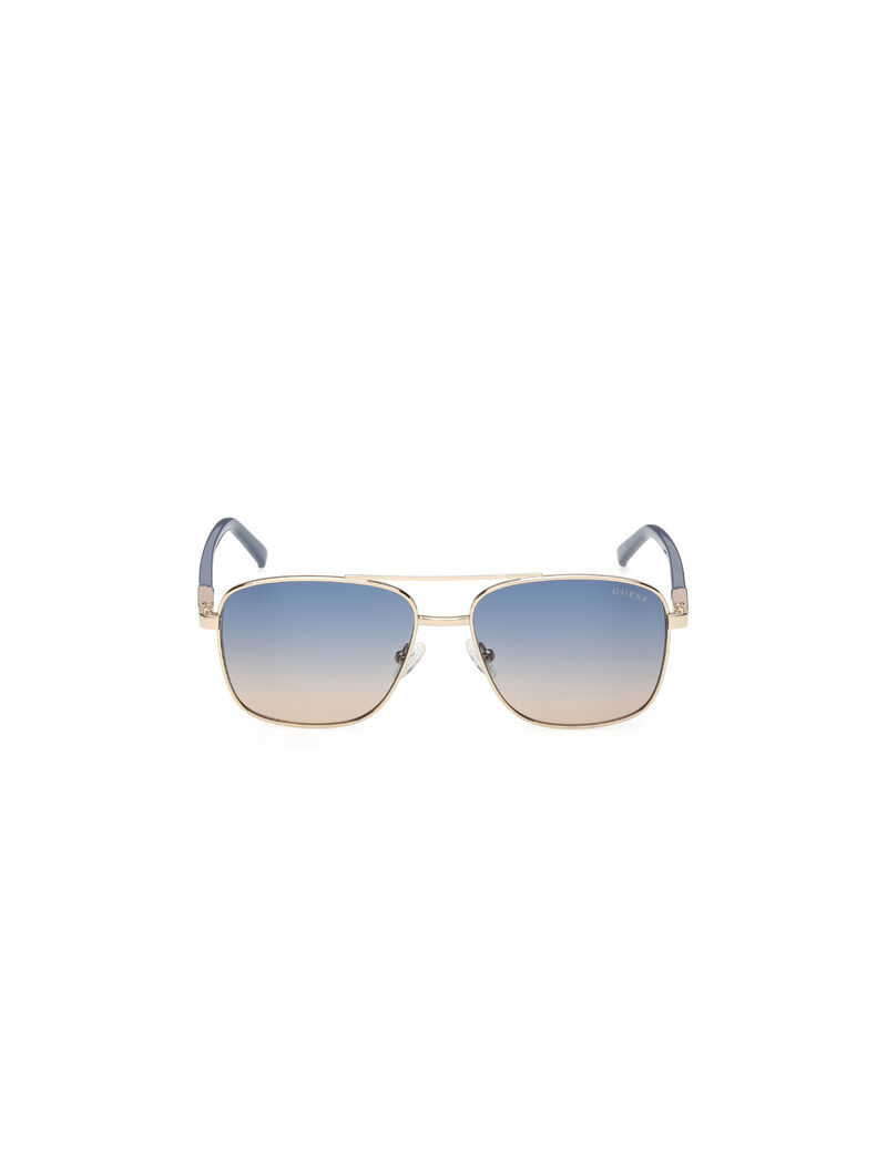guess square metal sunglasses