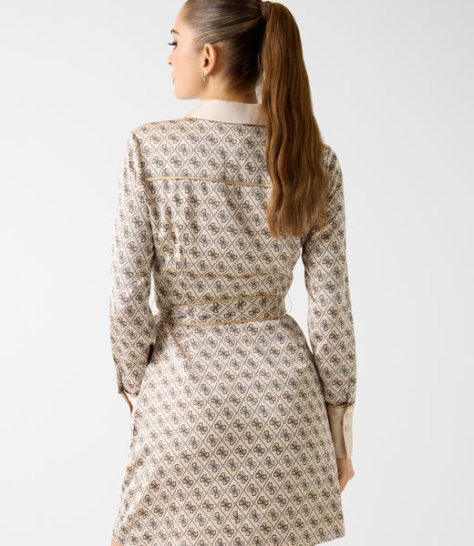 Blerta long sleeve chemisier dress