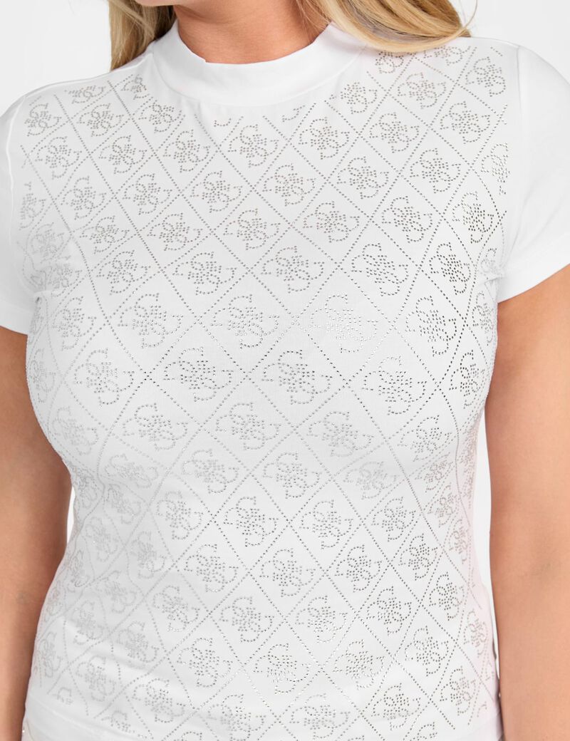 guess 4g logo t shirt