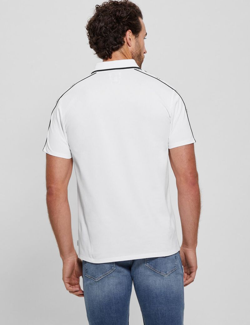 Logo bands polo shirt