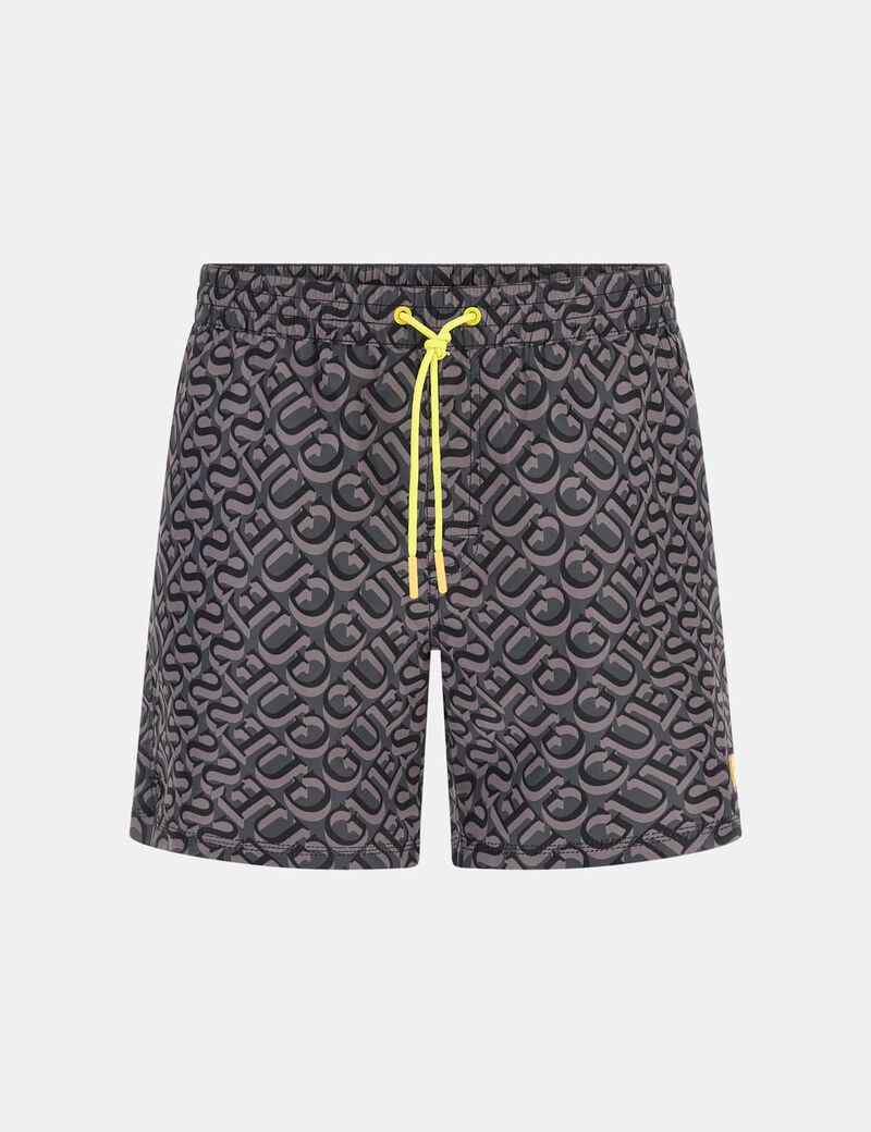 All over logo medium swim trunk
