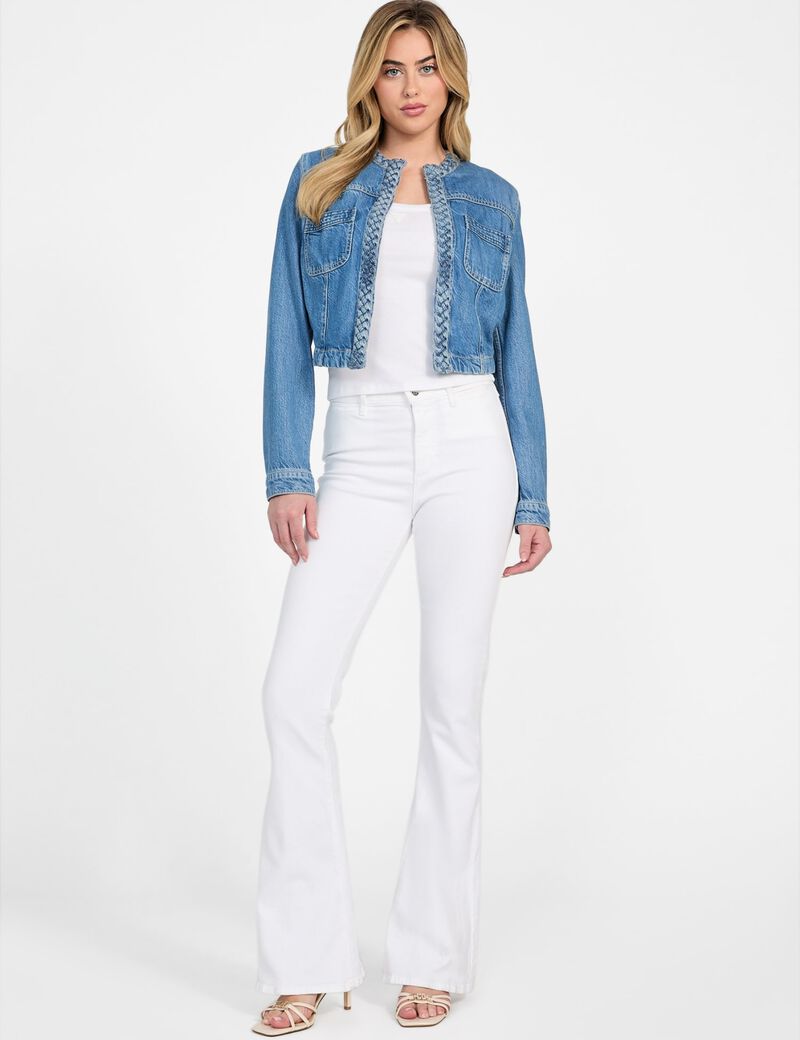 Rigid denim jacket