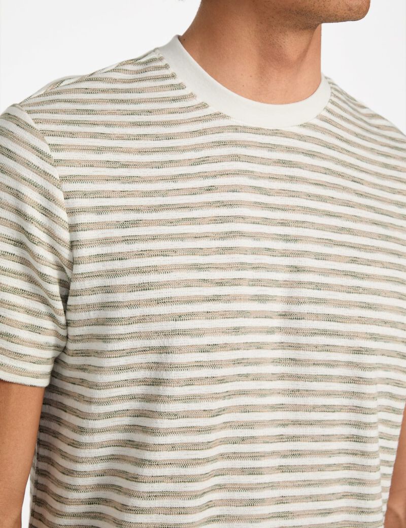 Striped knit top