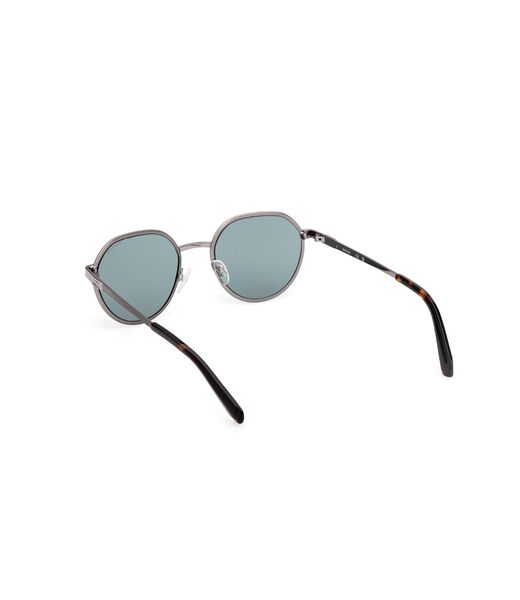 Round blue sunglasses