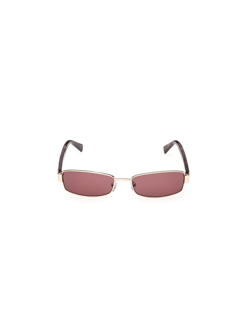 Rectangle metal sunglasses