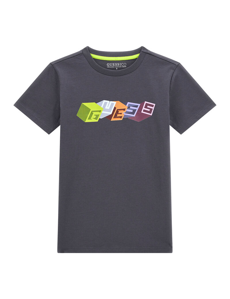 Front logo print t-shirt