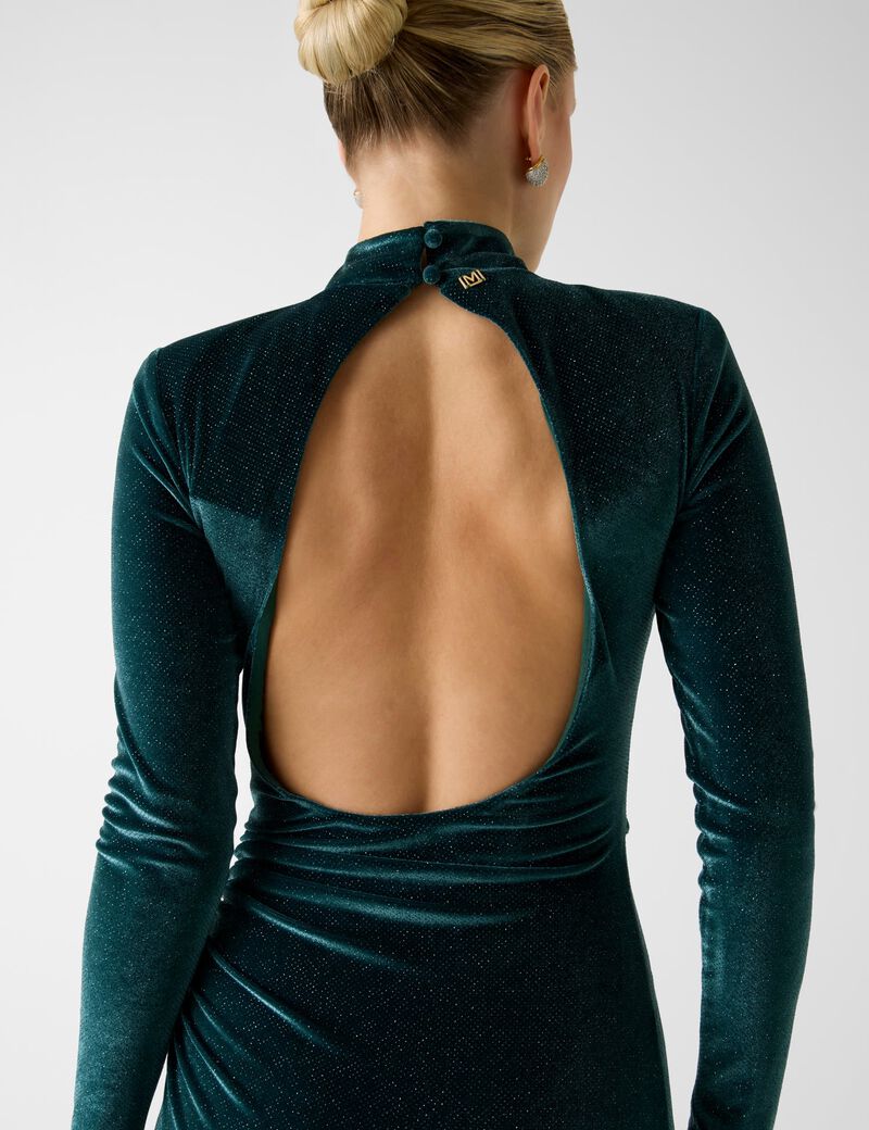 Marciano velvet long dress