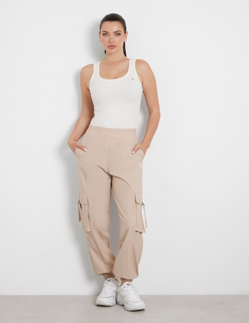 قميص بدون أكمام محبوك