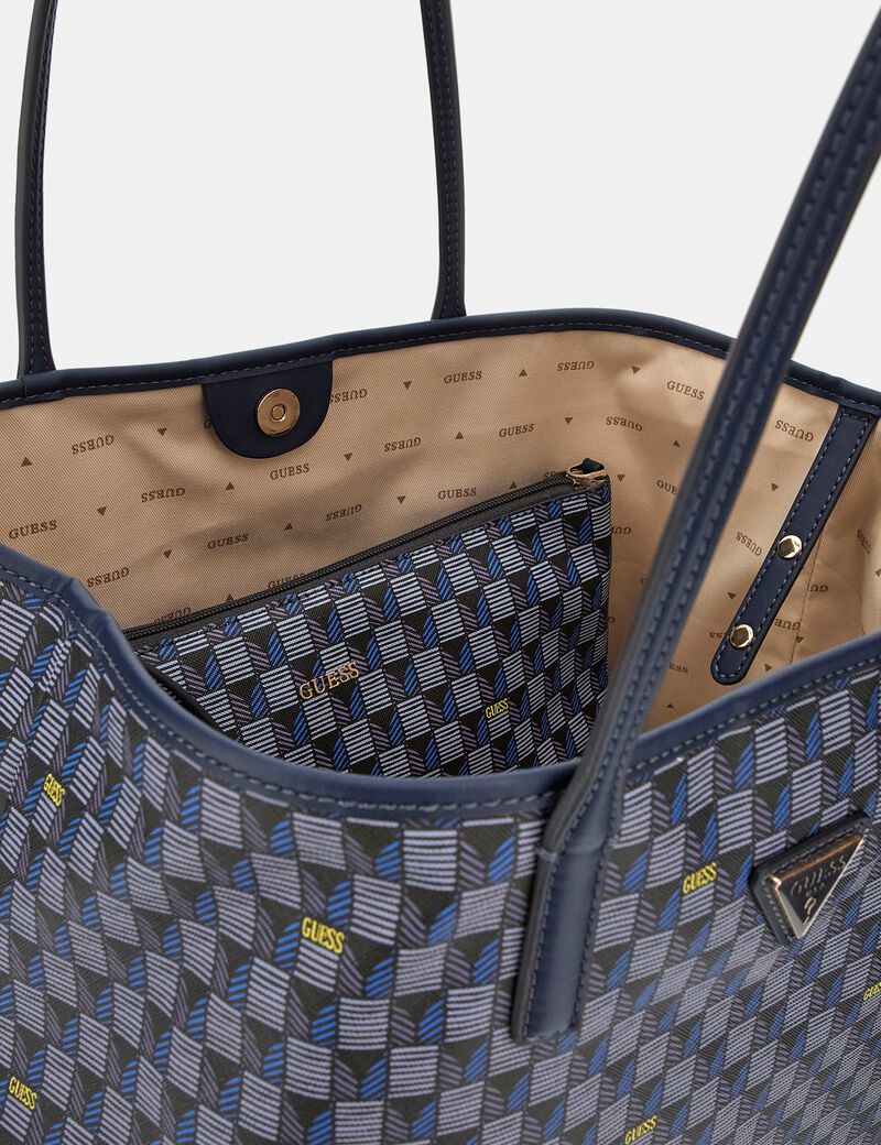 G Wave geometric-print shopper