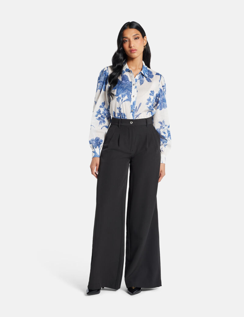 Clara button up top