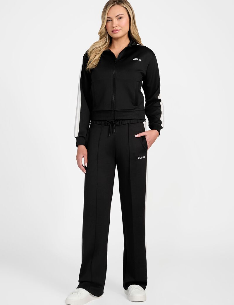 Zip-up logo sweatshirt