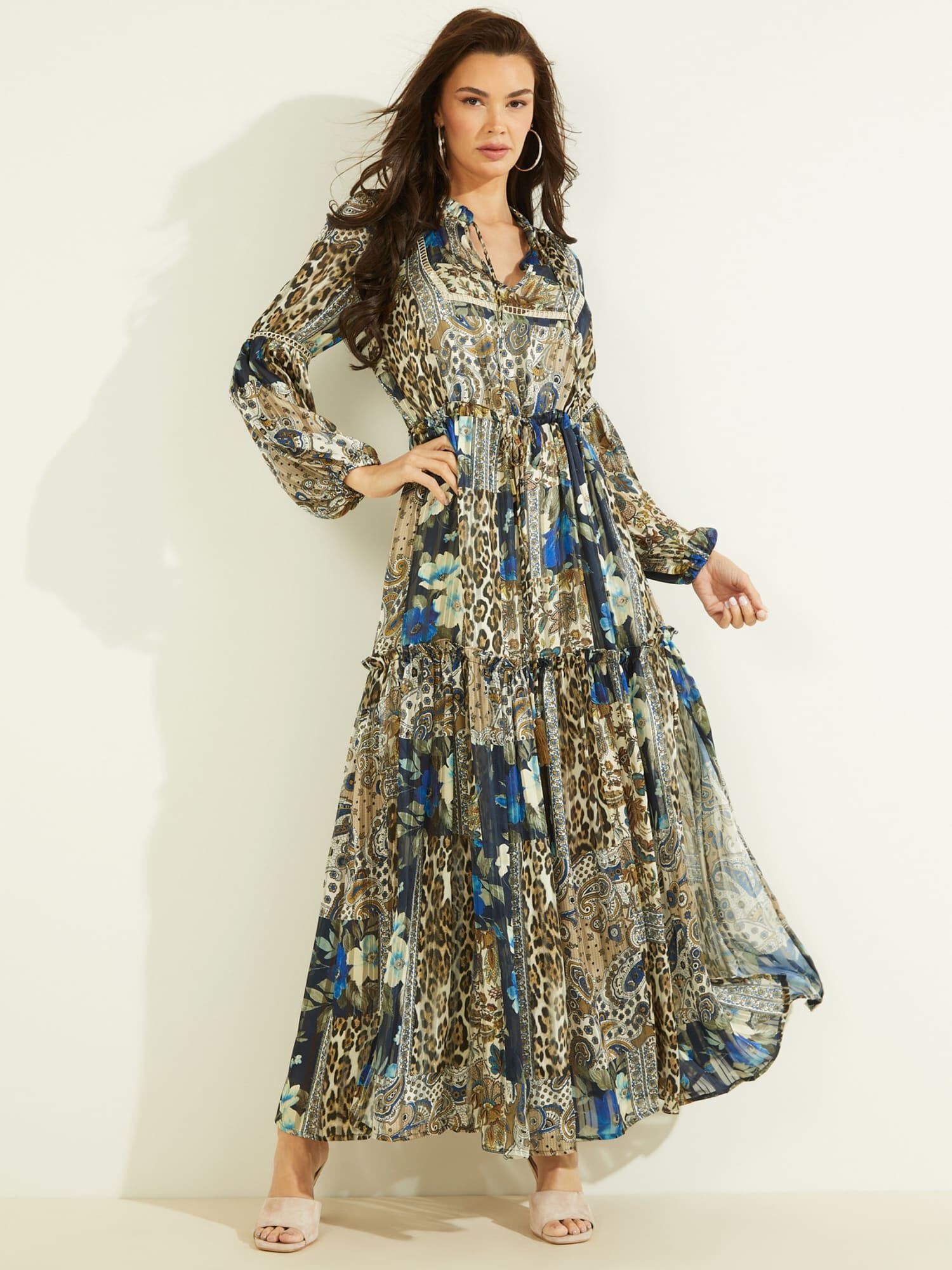 Guess sales dress long