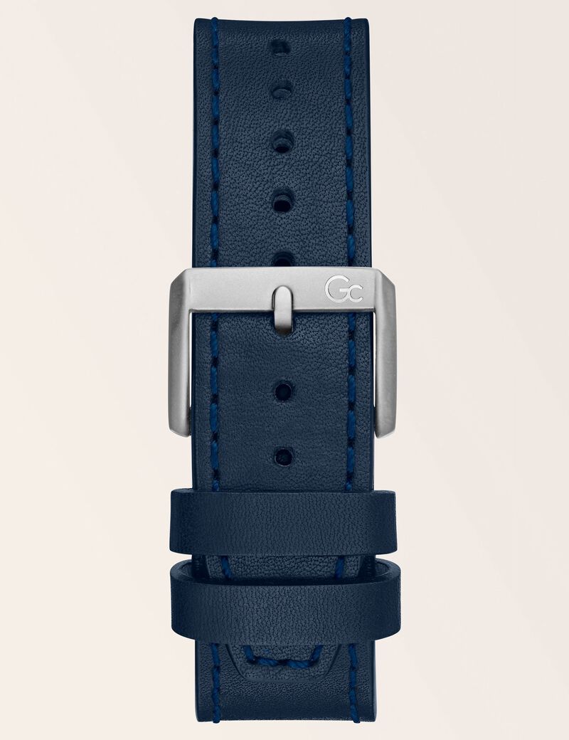 GC genuine leather chronograph watch