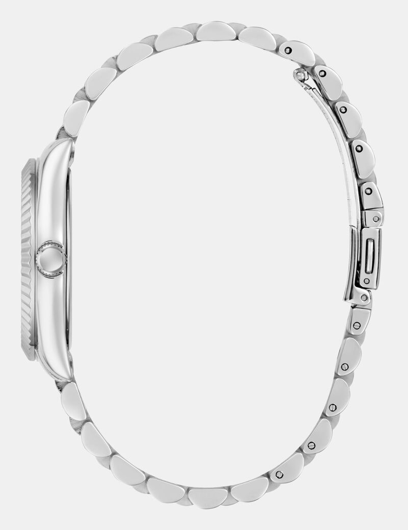 Ladies Silver Tone Multi-function Date Watch