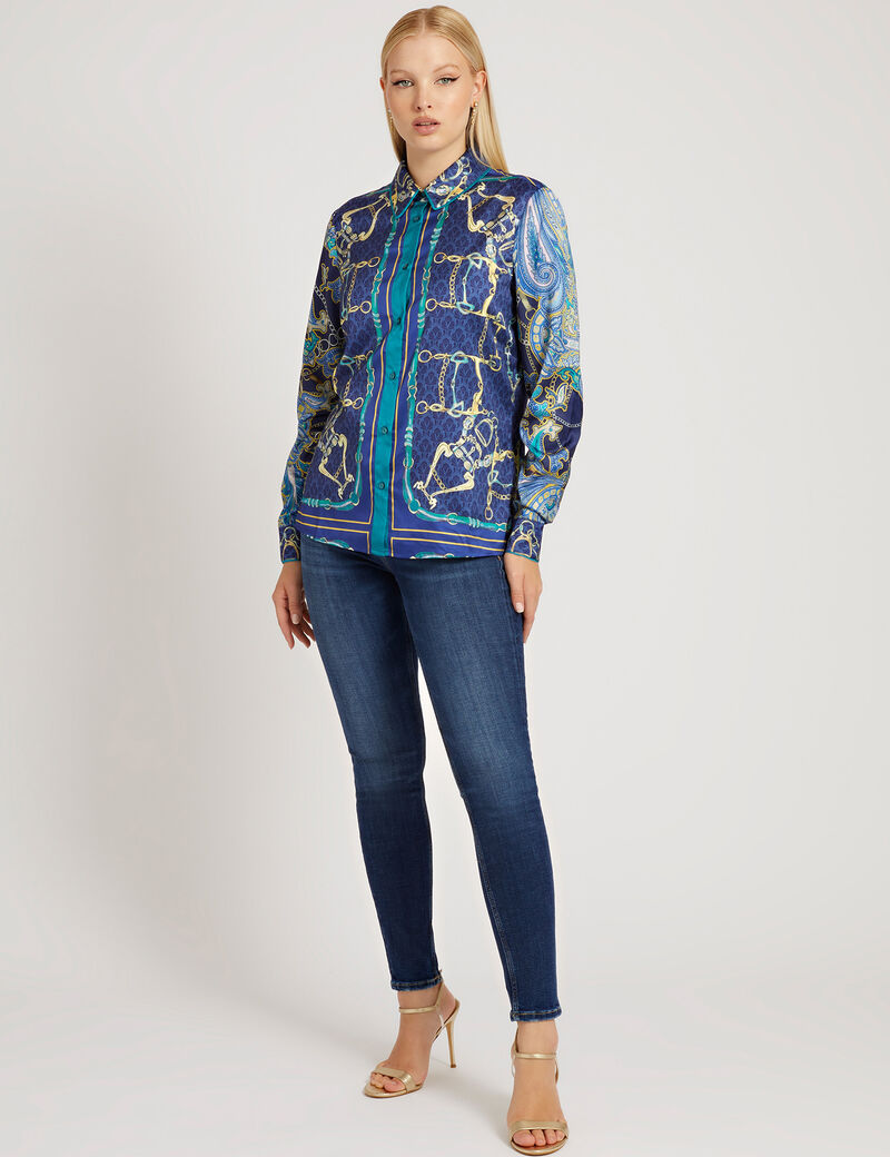 Silk Print Shirt