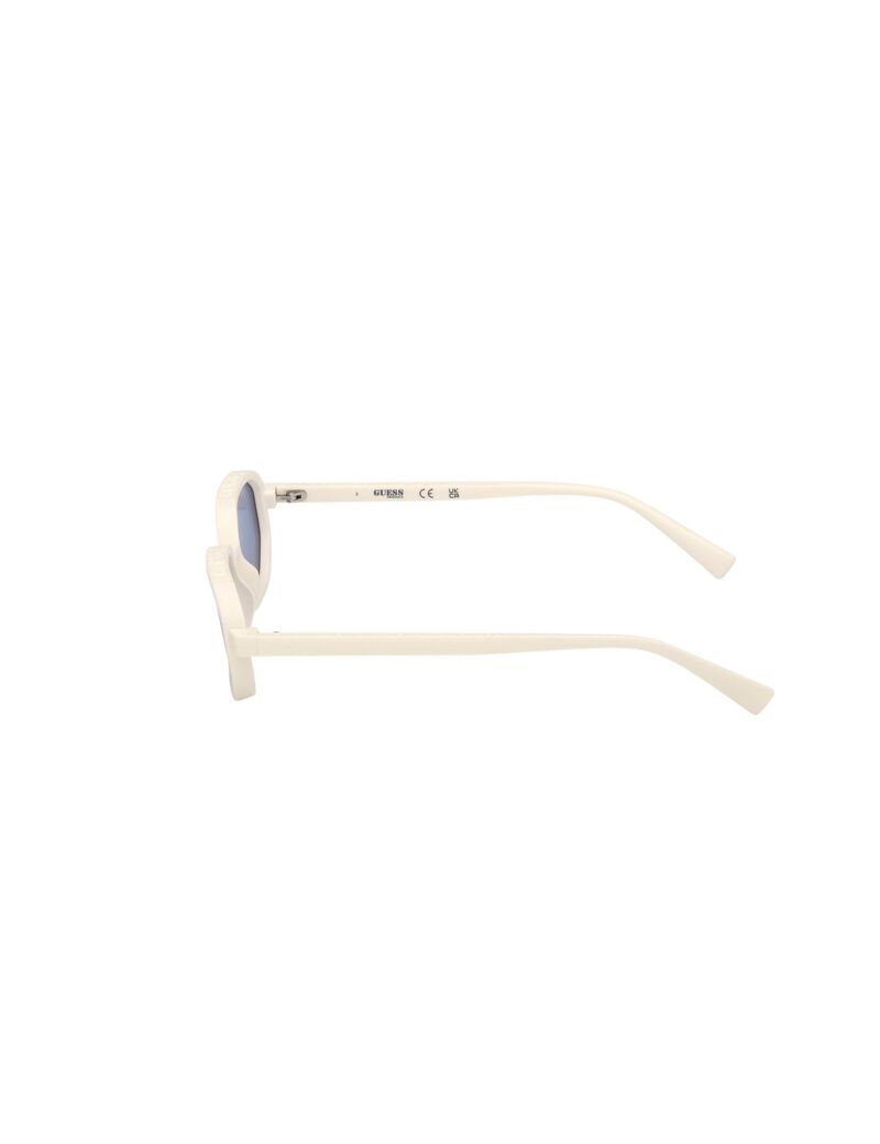 Geometric full rim sunglasses