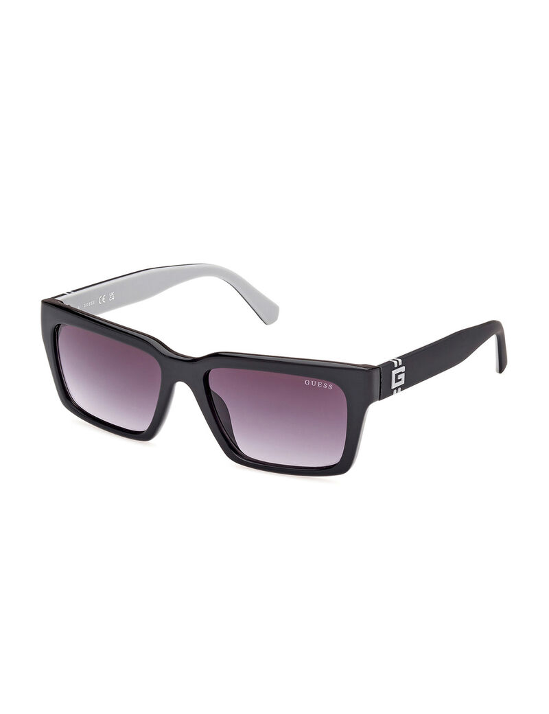 Rectangular Full Rim Sunglasses