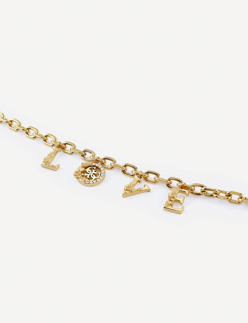guess 18   love   flowers necklace