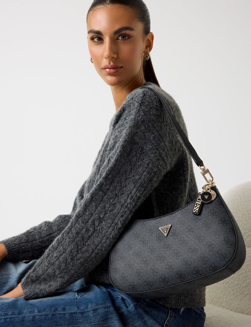 guess noelle 4g logo shoulder bag