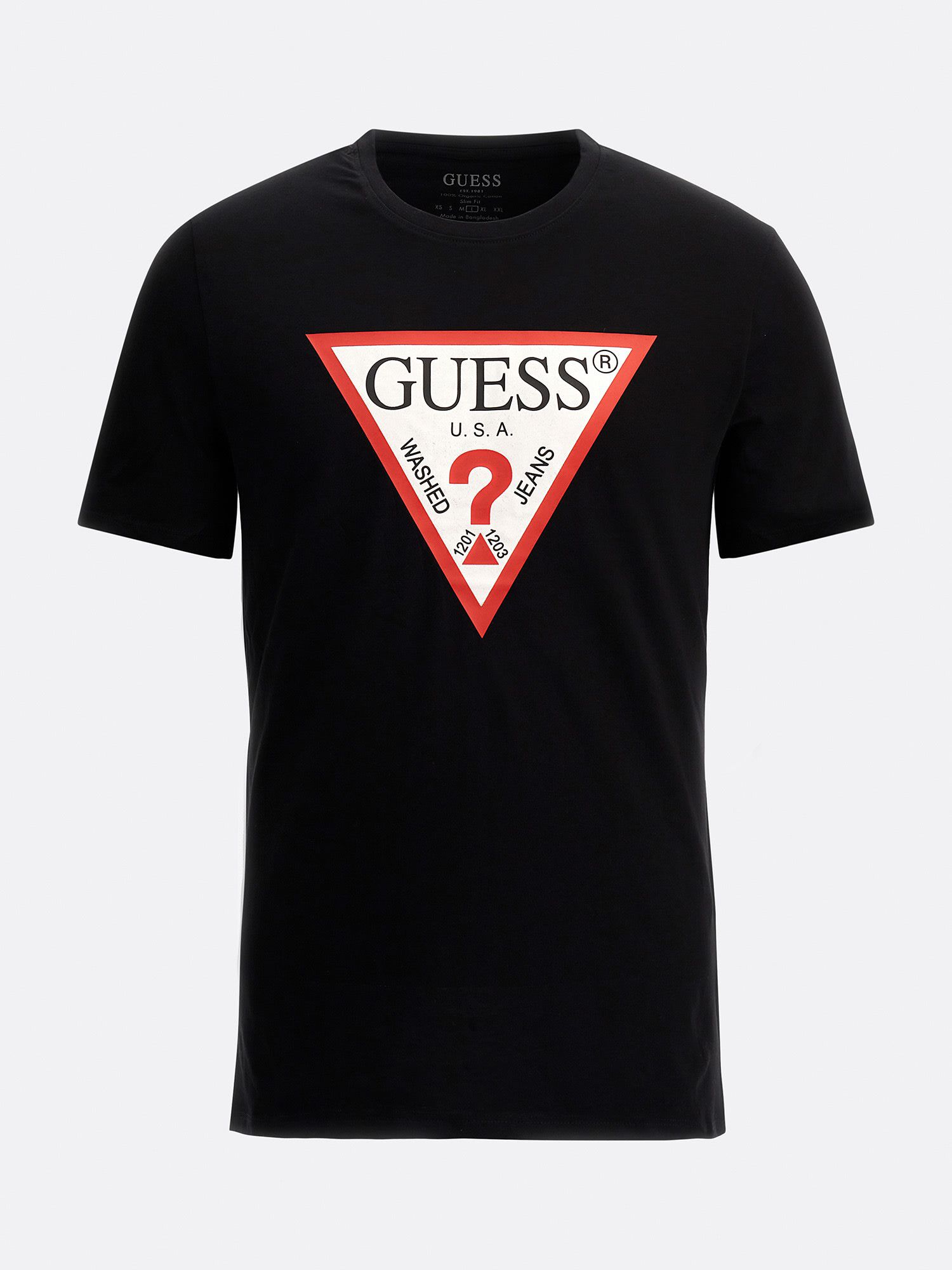 Guess logo shirts store