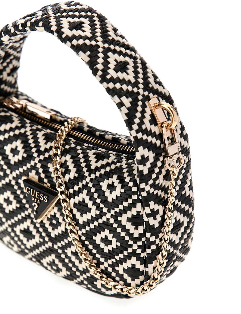 Rianee raffia mini handbag