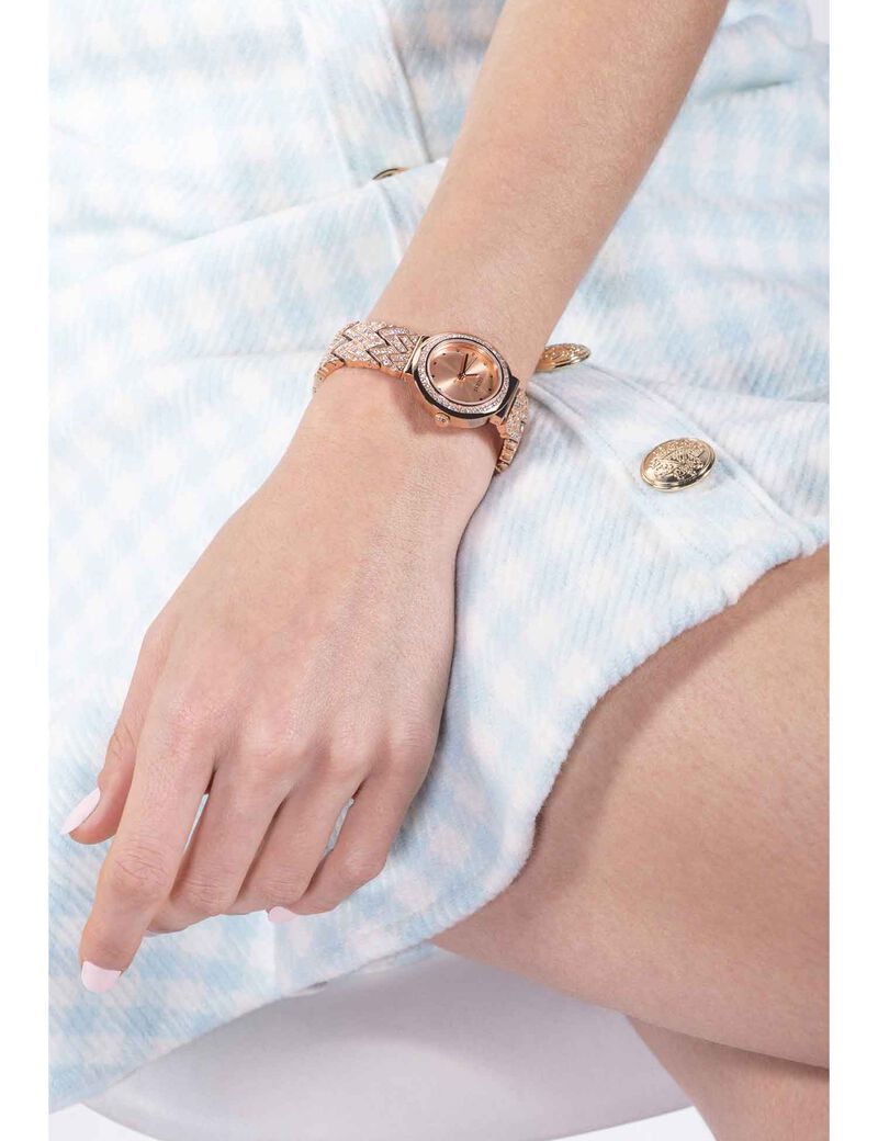 Rose-gold Analog Watch