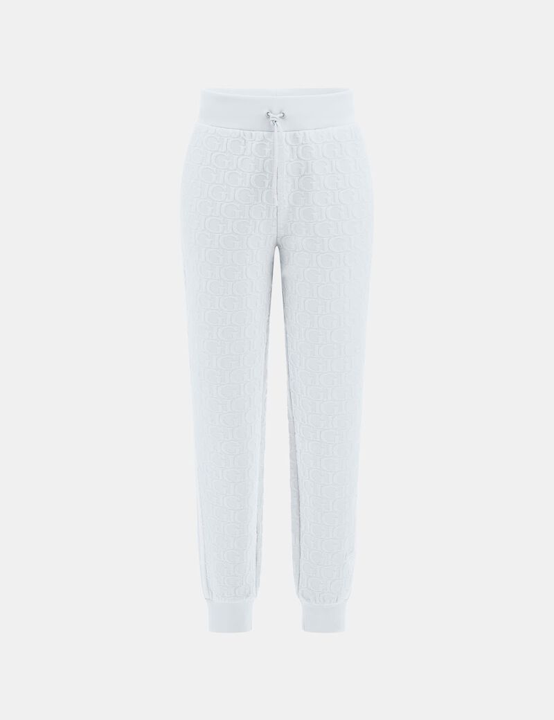 Embossed Gj Logo Jogger Pants
