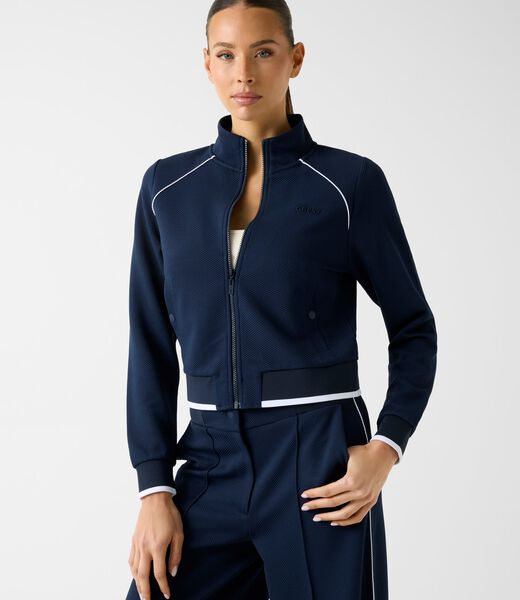 SARAH PIQUE HN FULL ZIP JACKET Full-zip sweatshirt