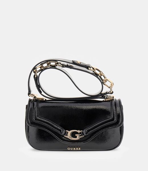 Dea patent mini crossbody bag