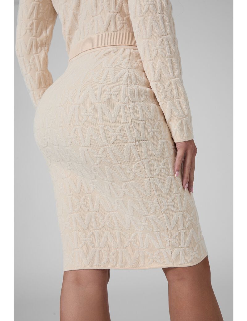 guess marciano monogram skirt