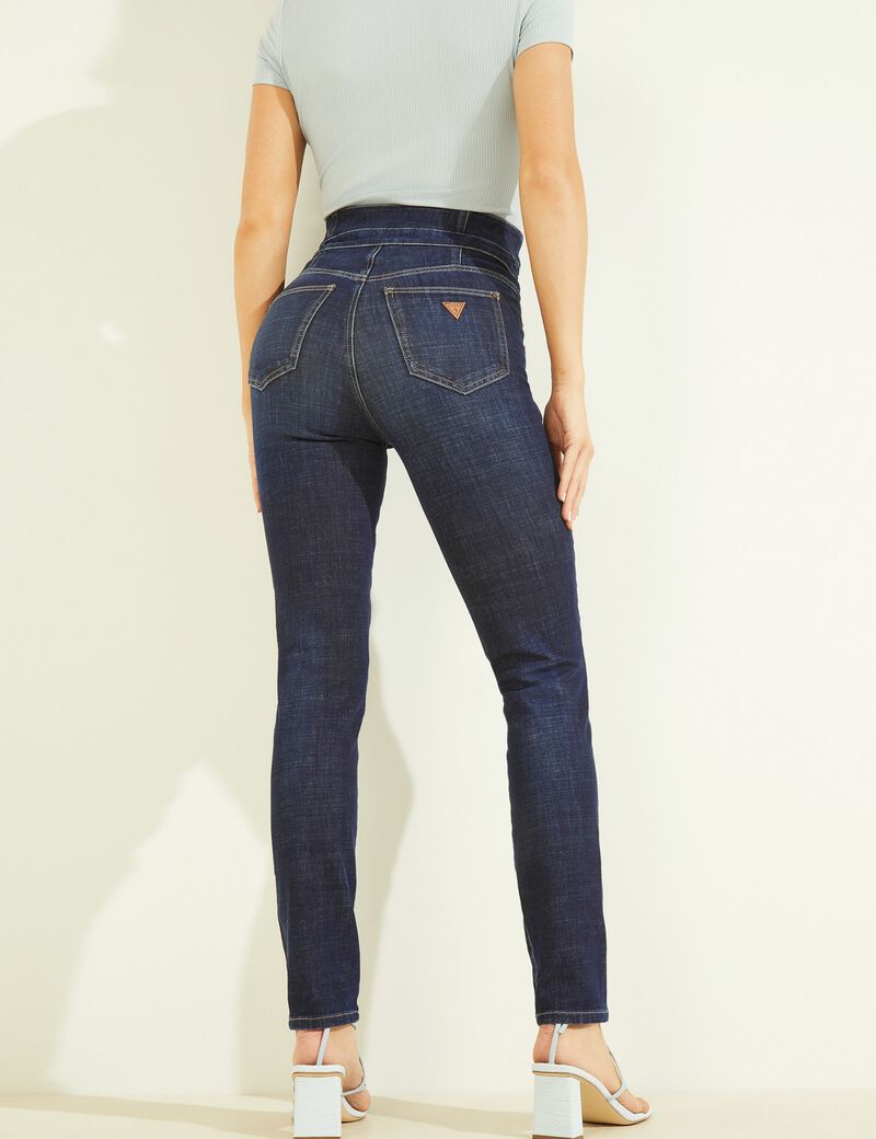 Exposed Buttons Denim Pant