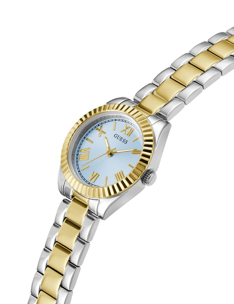 2-Tone Quartz Analog Stainless Steel Watch