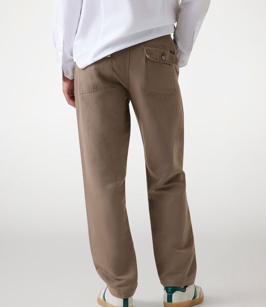 Linen blend relaxed pants