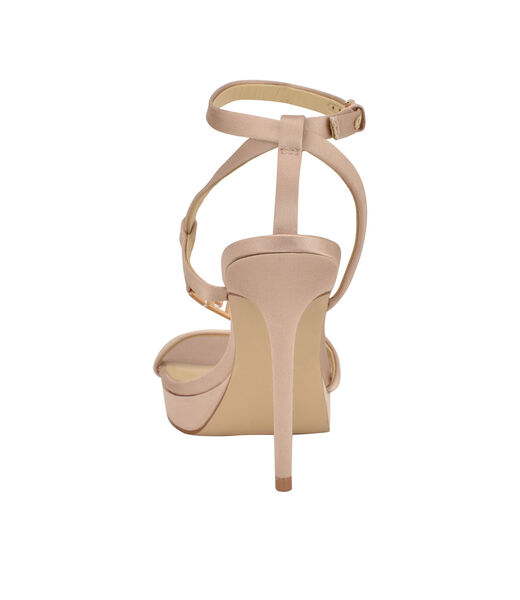Lucier satin single sole sandals