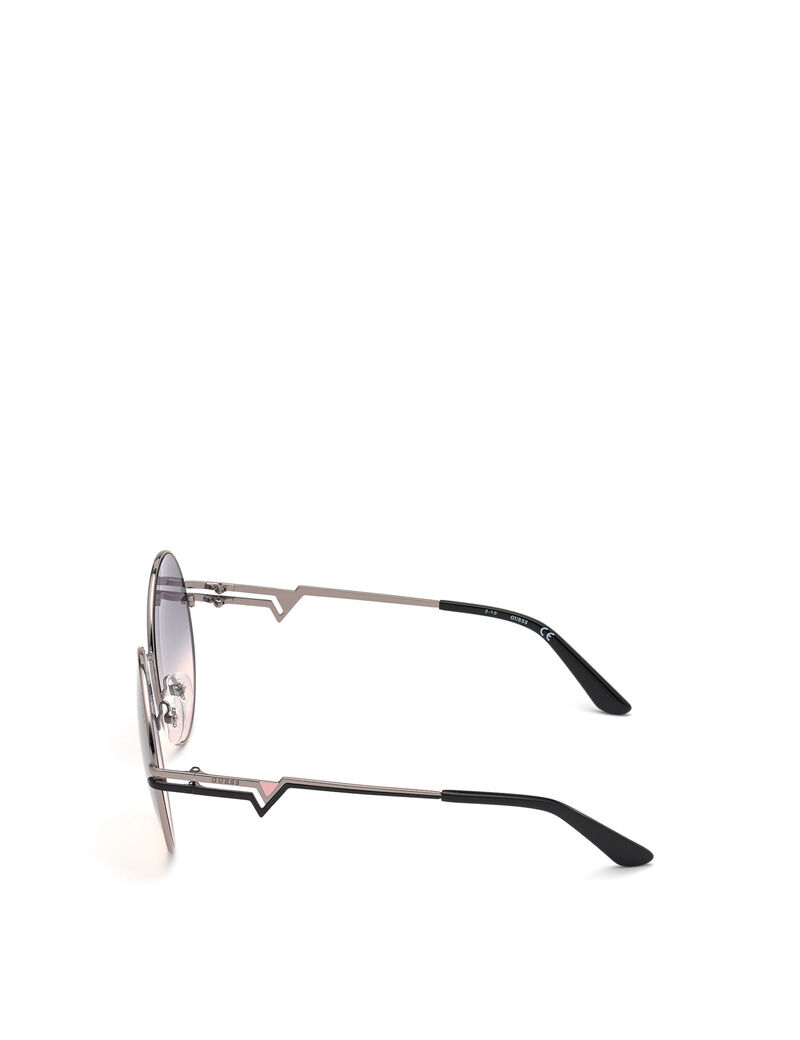 نظارة شمسية بعدسات دائرية