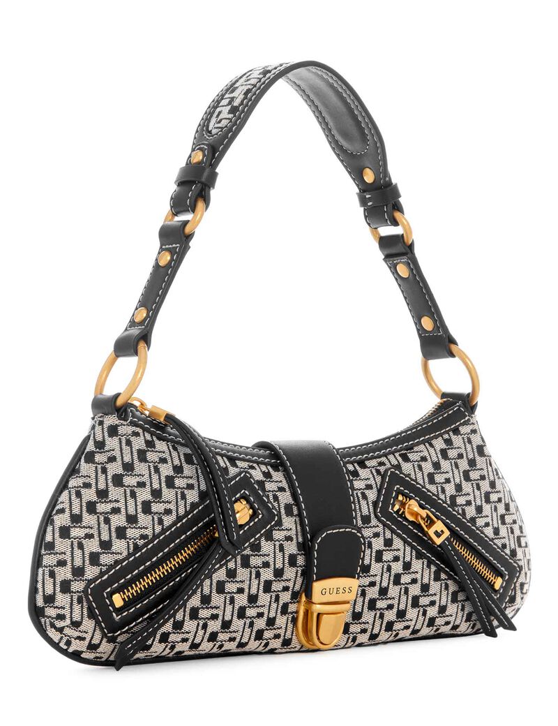 Belle Vintage Tp Zip Shldr Bag