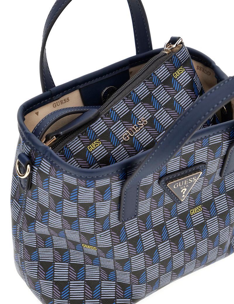 G Wave geometric-print mini handbag