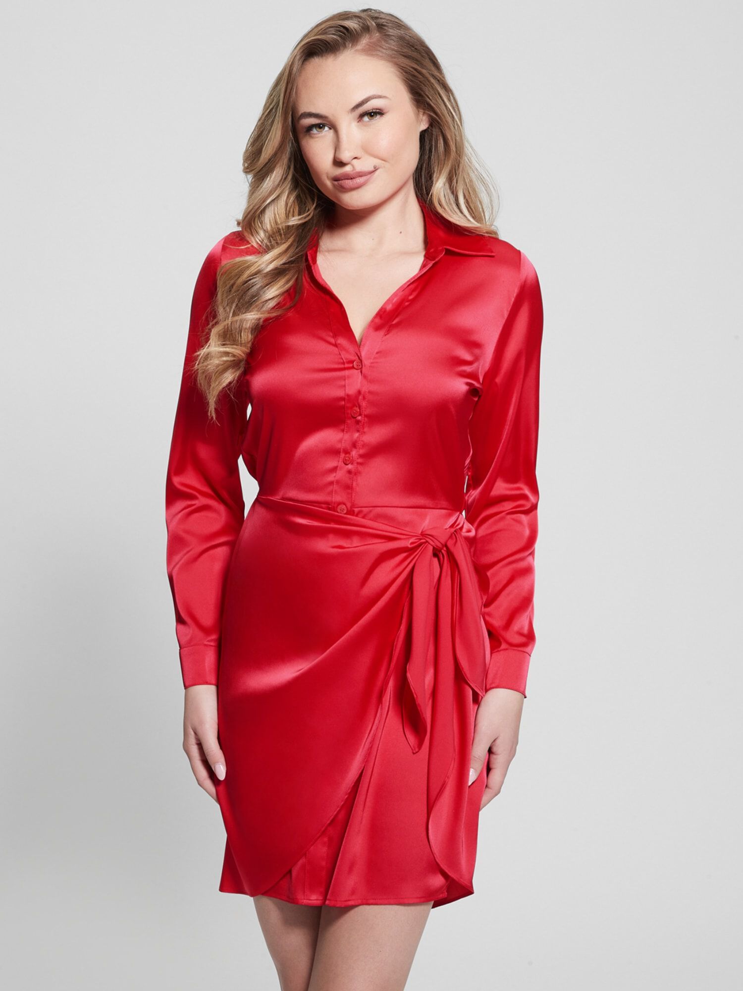 Guess satin cheap dress