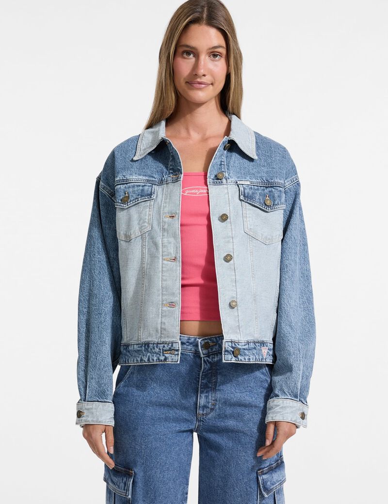 Oversized Denim Trucker Jacket