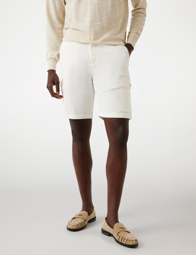 Twill cargo shorts