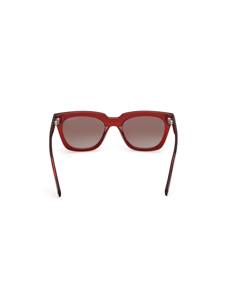 Square red gradient sunglasses