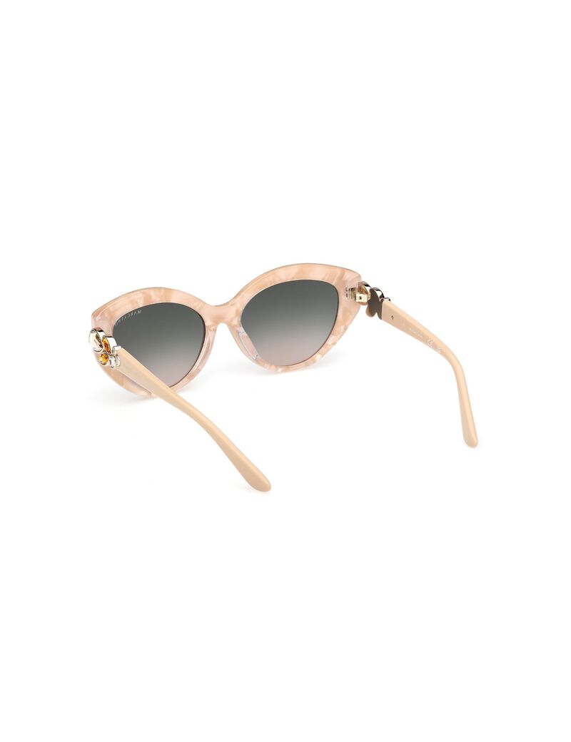 Cat-eye plastic sunglasses
